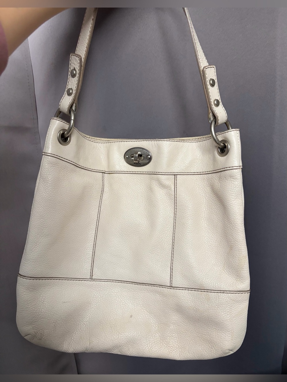 Fossil Pebbled Leather Purse
